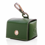Green Forest Apple Leather Poo Bag Holder - Poo Bag - Holler Brighton - Skylos