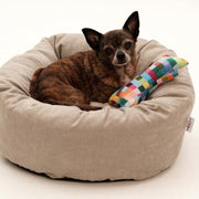 Beige Donut Cushion Nest - Dog Beds - Holler Brighton - Dogs in the CITY