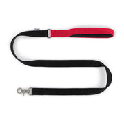 Black + Red Lead - With Soft Fleece Lined Handle - Lead - Holler Brighton - Holler Brighton