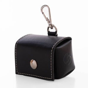 Black Apple Leather Poo Bag Holder -  - Holler Brighton - Holler Brighton