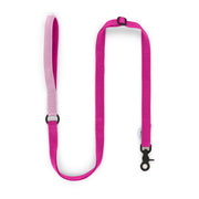 Cerise + Baby Pink Custom-made Extendable Lead - With Soft Touch Handle. - Pet Leashes - Holler Brighton - Holler Brighton