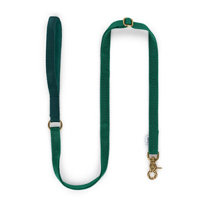 Emerald + Forest Green Custom-made Extendable Lead - With Soft Touch Handle. - Pet Leashes - Holler Brighton - Holler Brighton