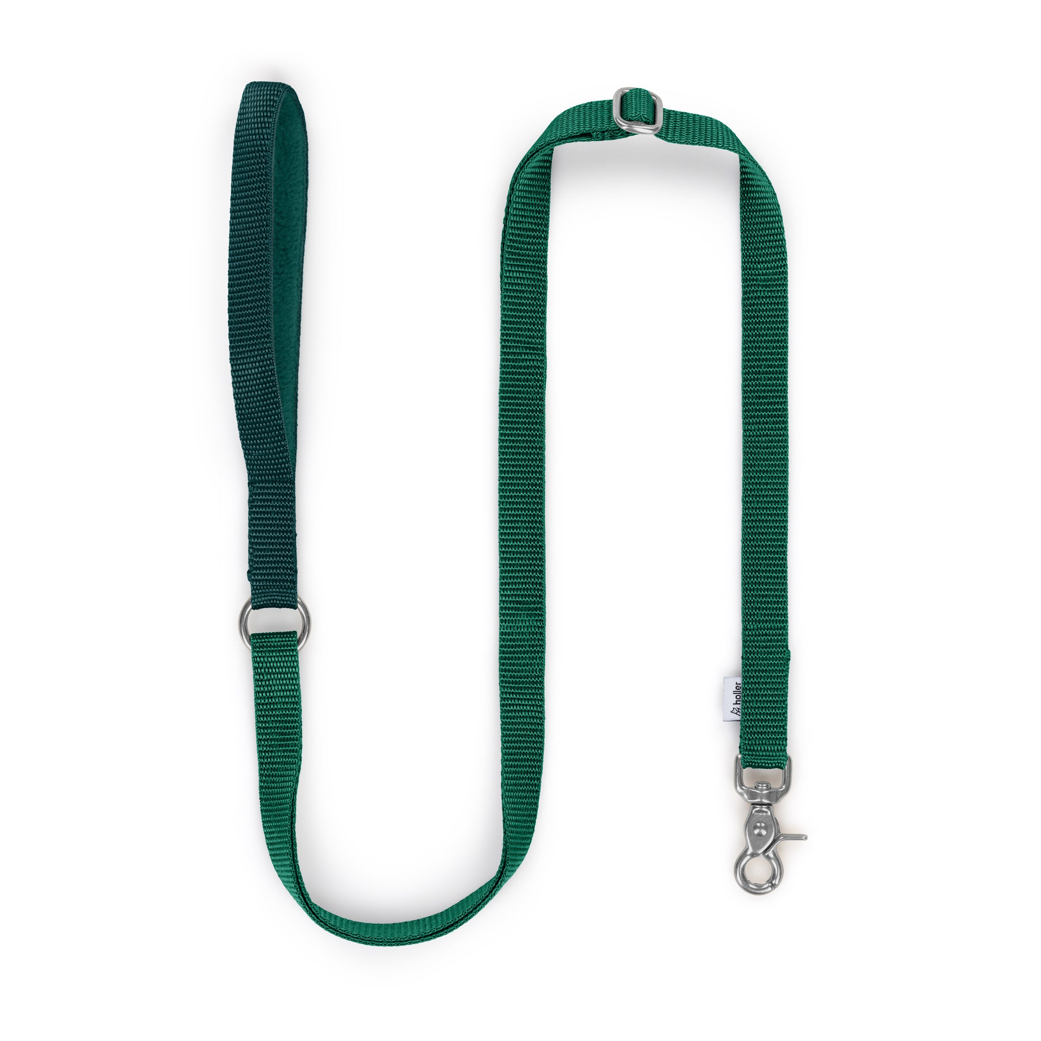 Emerald + Forest Green - Custom-made Extendable Lead - With Soft Touch Handle. - Pet Leashes - Holler Brighton - Holler Brighton