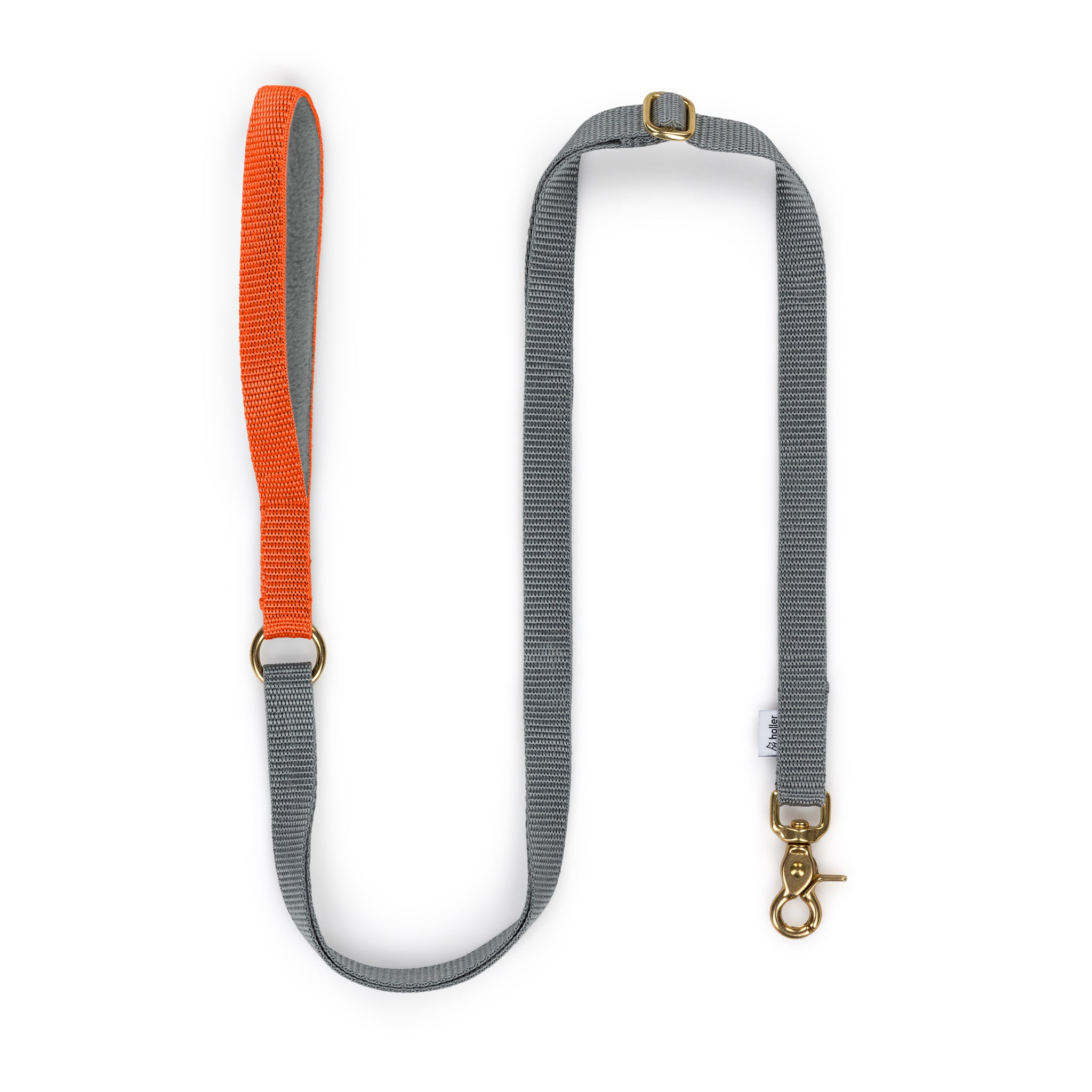 Grey + Olive Custom-made Extendable Lead - With Soft Touch Handle. - Pet Leashes - Holler Brighton - Holler Brighton
