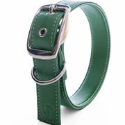 Forest Green Apple Leather Collar - Collar - Holler Brighton - Skylos