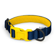 Navy + Yellow Webbing Clip Collar - Collar - Holler Brighton - Holler Brighton