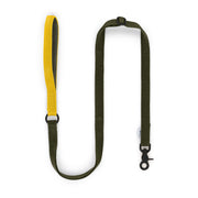 Olive + Yellow Custom-made Extendable Lead - With Soft Touch Handle. - Pet Leashes - Holler Brighton - Holler Brighton