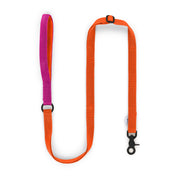 Orange + Cerise Custom-made Extendable Lead - With Soft Touch Handle. - Pet Leashes - Holler Brighton - Holler Brighton