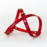 Red Cross-Body leather harness. - Harness - Holler Brighton - Vackertass