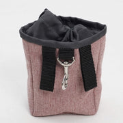 Pink Drawstring Treat Bag - Dog Apparel - Holler Brighton - Dogs in the CITY