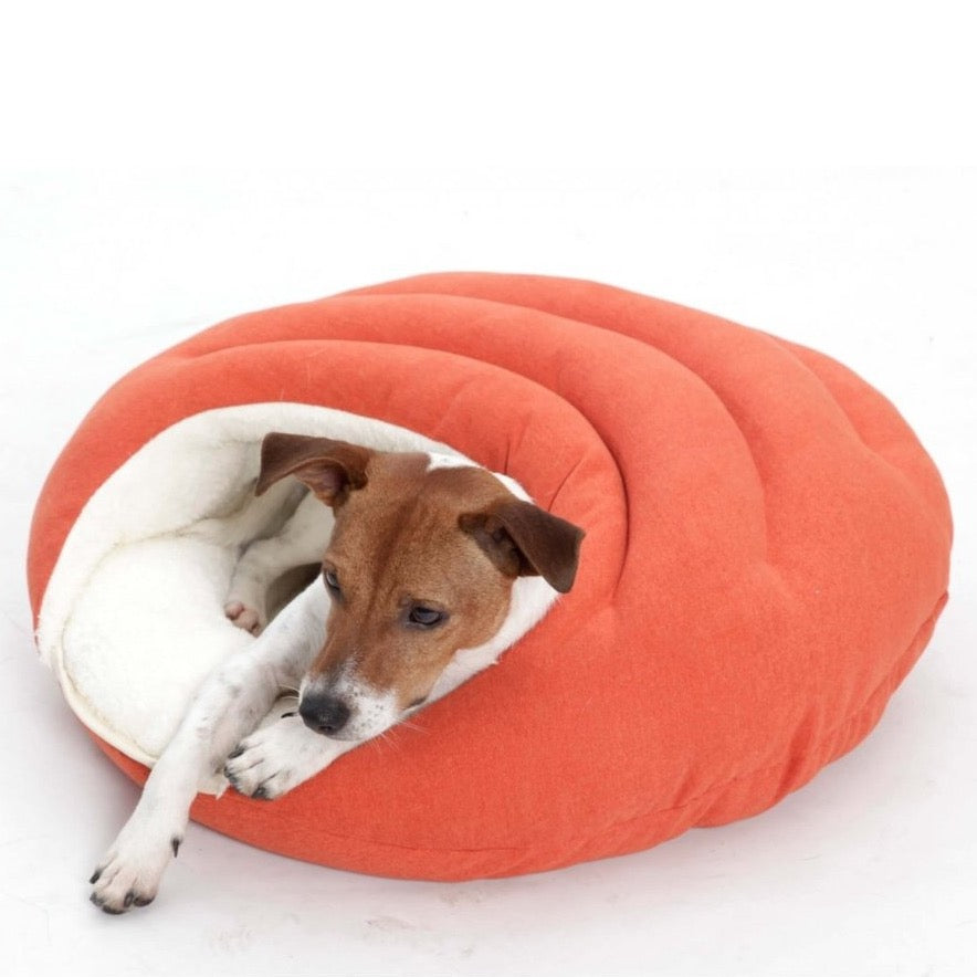 Orange Bubble dog Basket - Dog Beds - Holler Brighton - Dogs in the CITY