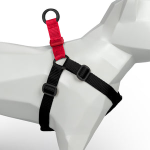 Black + Red Custom-Made Step-in Harness - Harness - Holler Brighton - Holler Brighton