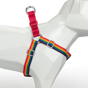 Rainbow + Red Custom-Made Step-in Harness - Harness - Holler Brighton - Holler Brighton