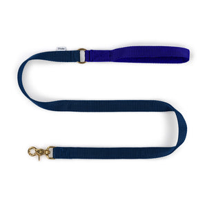 Navy + Blue Lead - With Soft Fleece Lined Handle - Lead - Holler Brighton - Holler Brighton