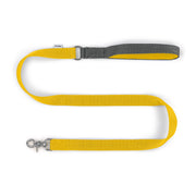 Yellow + Grey Lead - With Soft Fleece Lined Handle - Lead - Holler Brighton - Holler Brighton