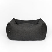 Anthracite Square Bolster Bed - Bed - Holler Brighton - Vackertass