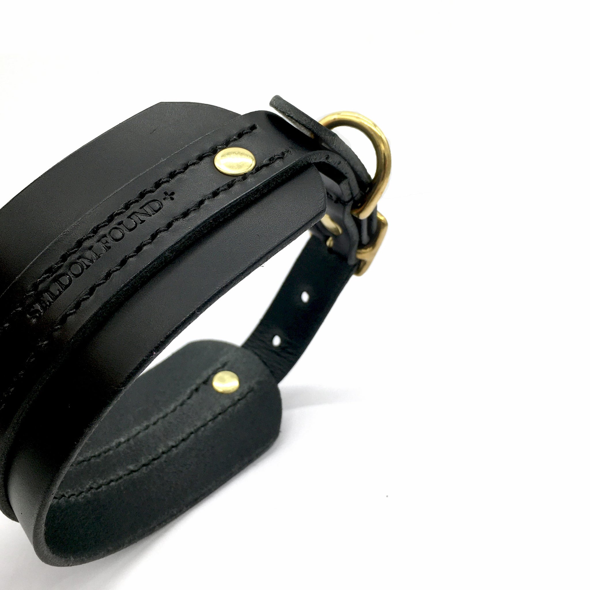 Black - Craft Style Sighthound Collar - Collar - Holler Brighton - Seldom Found