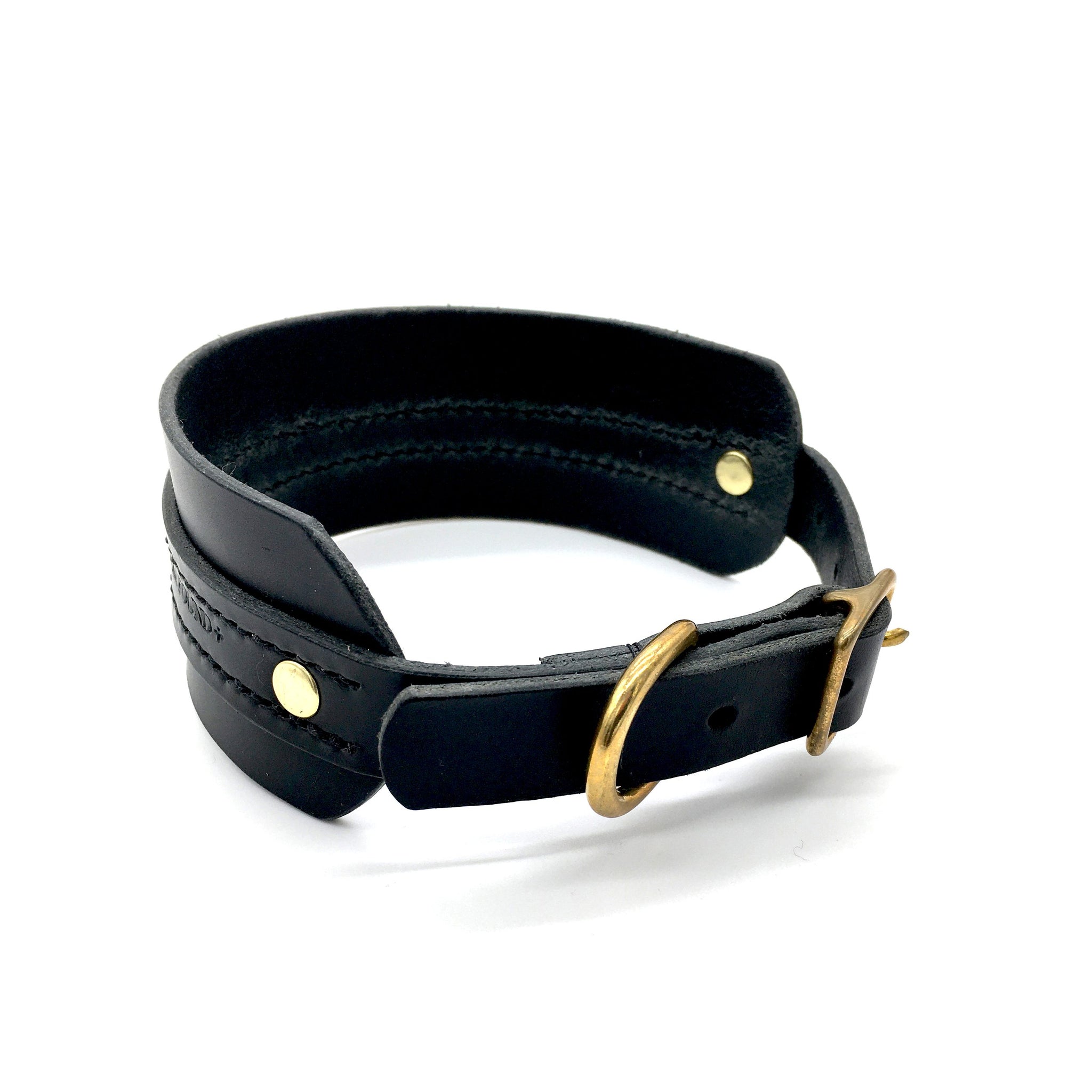 Black - Craft Style Sighthound Collar - Collar - Holler Brighton - Seldom Found