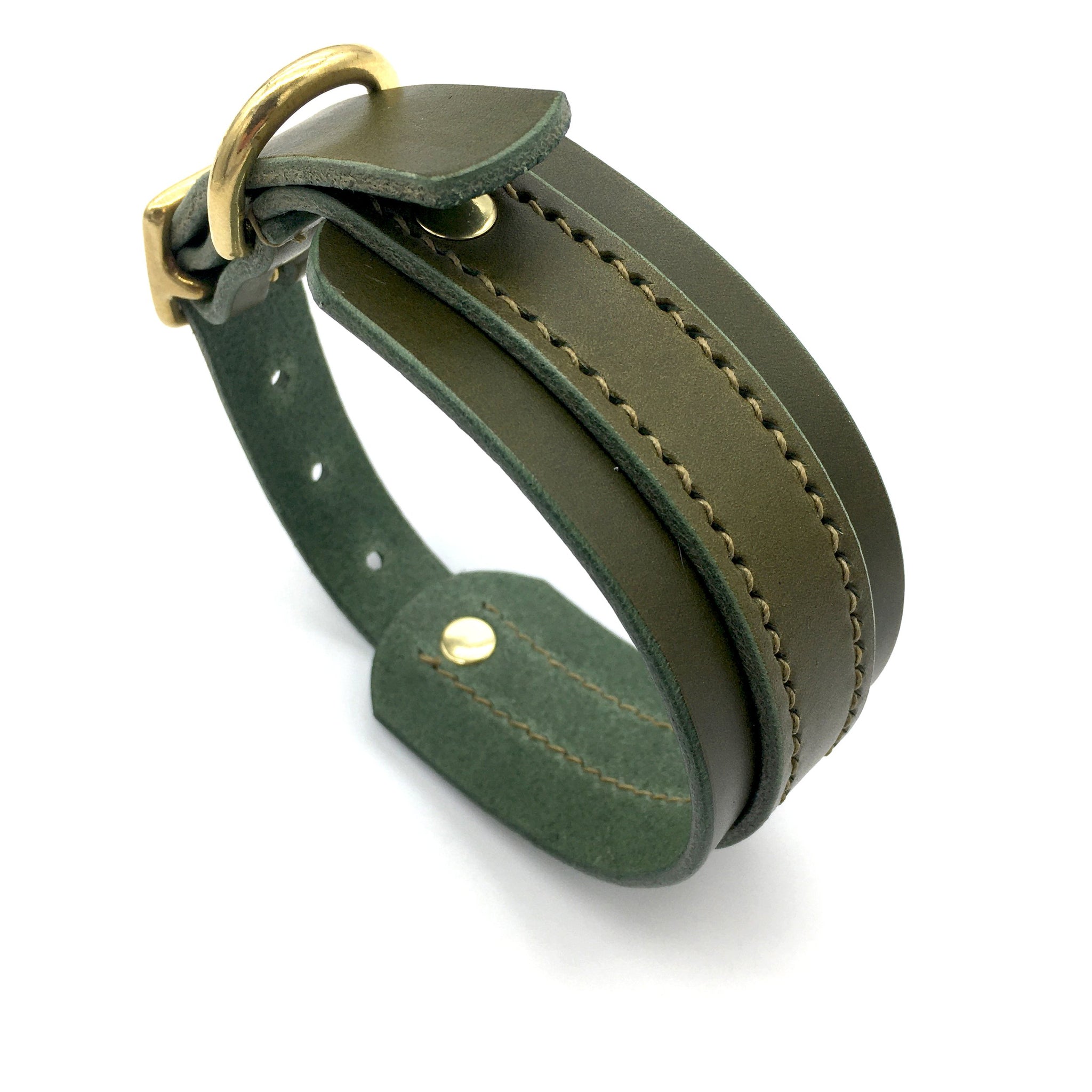 Green - Craft Style Sighthound Collar - Collar - Holler Brighton - Seldom Found