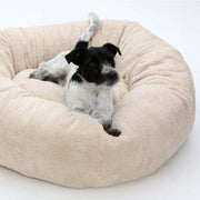 Beige - Fur cushion donut nest - Dog Beds - Holler Brighton - Dogs in the CITY