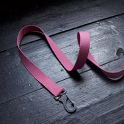 Pink Cotton Lead + Marine Grade Steel Snap Hook - Holler Brighton
