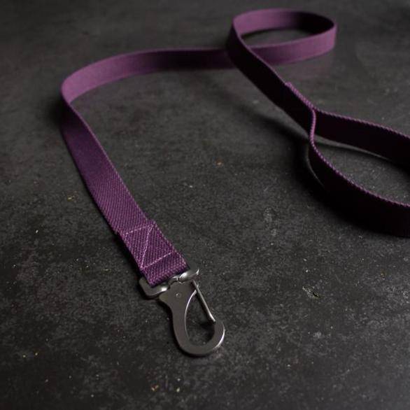 Purple Cotton Lead + Marine Grade Steel Snap Hook - Holler Brighton