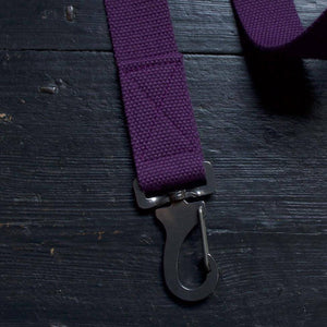 Purple Cotton Lead + Marine Grade Steel Snap Hook - Holler Brighton