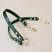 Green - Leather Twin Lead Extension - Holler Brighton